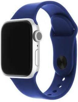 Fixed Silicone Strap Set Do Apple Watch 42/44/45/49mm Ocean Blue