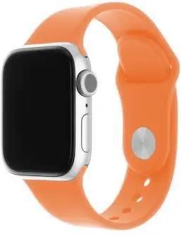 Fixed Silicone Strap Set Do Apple Watch 42/44/45/49mm Orange