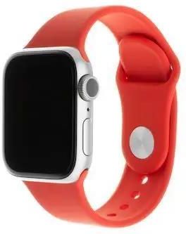 Fixed Silicone Strap Set Do Apple Watch 42/44/45/49mm Red