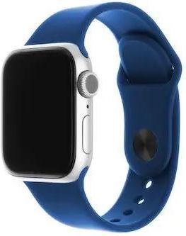 Fixed Silicone Strap Set Do Apple Watch 42/44/45/49mm Royal Blue