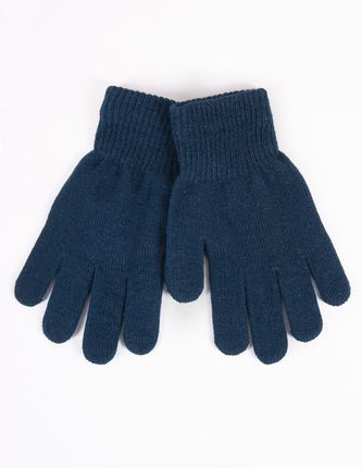 Rękawiczki dziecięce pięciopalczaste basic niebieskie