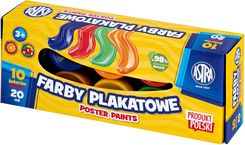 Zdjęcie Astra Farby Plakatowe 10Kolx20Ml Standard Box - Bieruń
