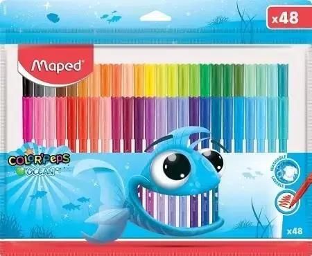 Maped Flamastry Color Peps Ocean 48Szt.