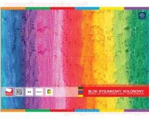 Interdruk Blok Rysunkowy A4 20 Kolorowych Kartek