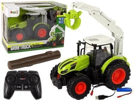 Lean Toys Traktor Zdalnie Sterowany Zielony
