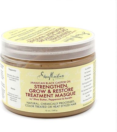 Shea Moisture Odżywcza Maska Do Włosów Jamaican Black Castor Oil Strengthen, Grow & Restore Treatment 340 G