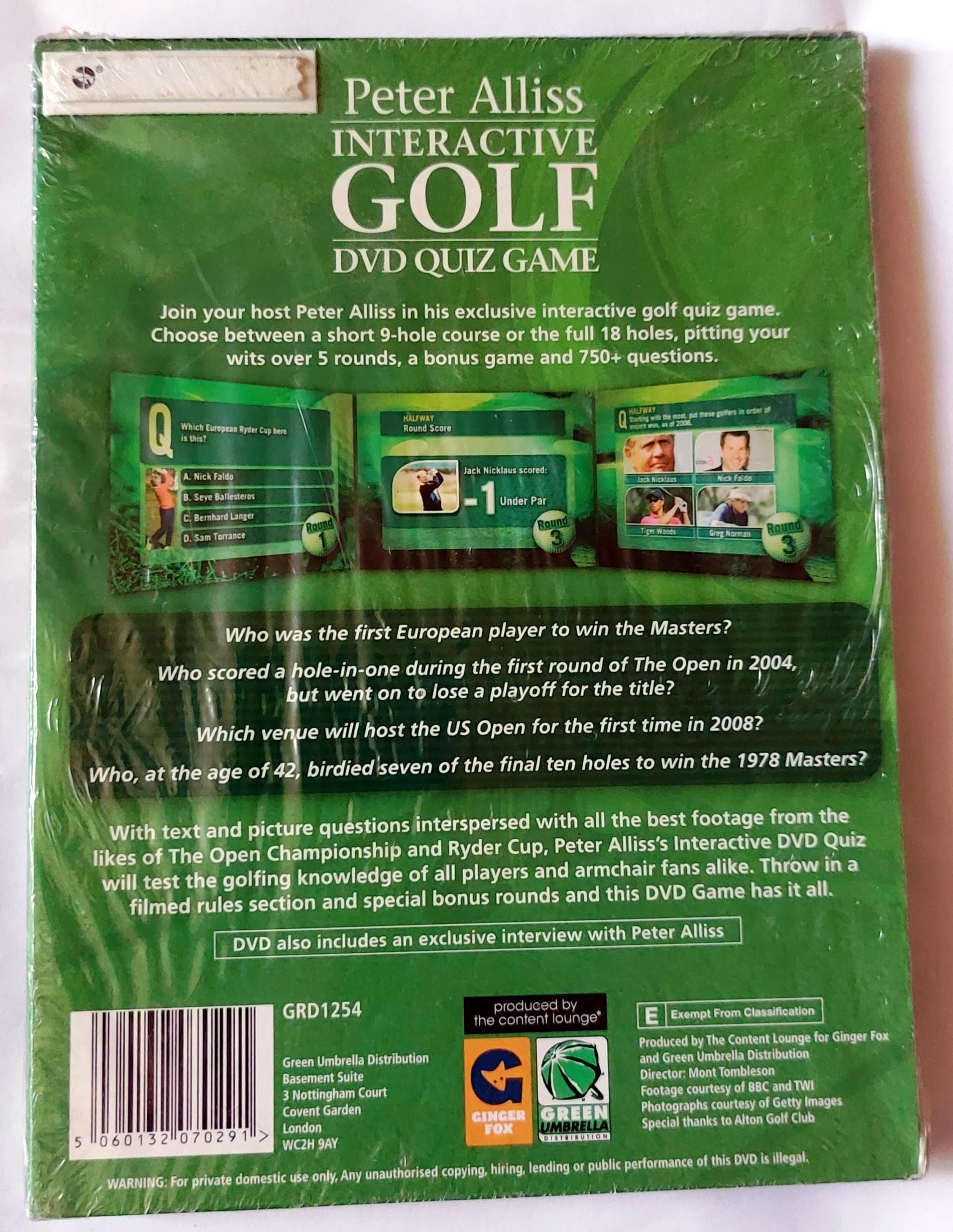 Interactive Golf DVD Quiz Game (Gra PC) Ceneo.pl
