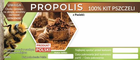4Bee Etykiety Na Propolis 100 % Kit Pszczeli 100Szt