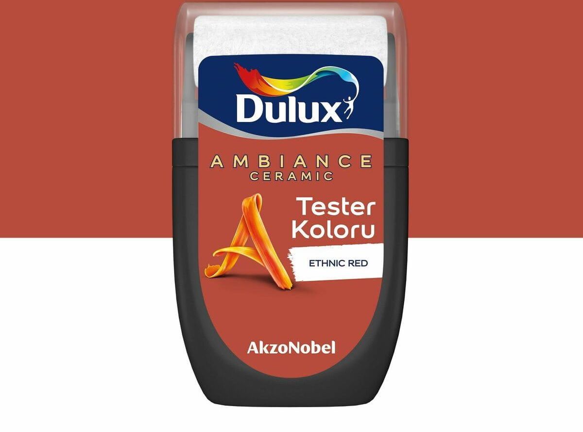 Farba Dulux Tester Farby Ambiance Ethnic Red 30ml Opinie i ceny na Ceneo.pl
