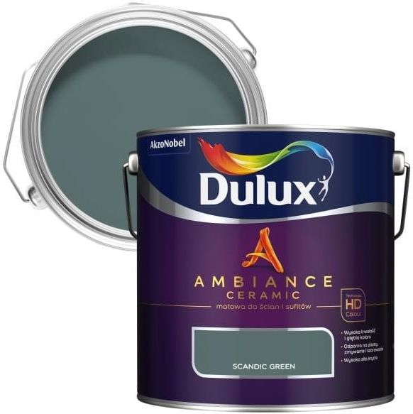 Farba Dulux Ambiance Ceramic Scandic Green 2,5L Opinie i ceny na Ceneo.pl
