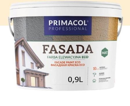 Primacol Fasada Eco Farba Elewacyjna Beżowy 0,9l