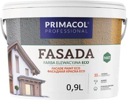 Primacol Fasada Eco Farba Elewacyjna Biały 0,9l
