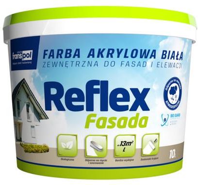 Franspol Franspo Reflex Fasada Akrylowa Zewnętrzna 10L