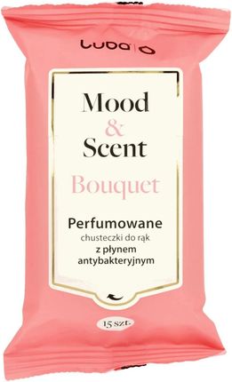 Luba Mood&Scent Chusteczki Perfumowane Antybakteryjne Bouquet 15 szt.