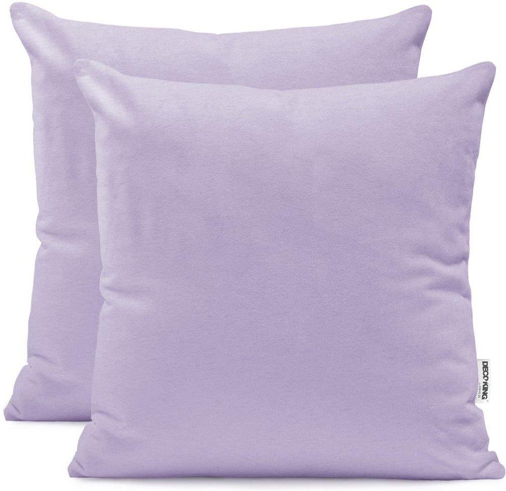 2 stuks geborstelde microvezel kussenslopen 50 x 61 cm - niet-slip