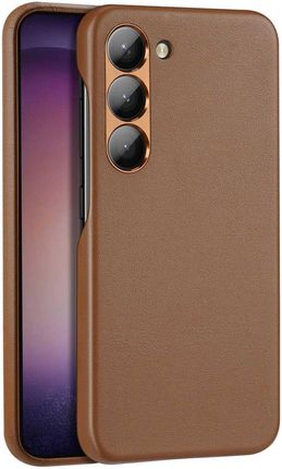 Dux Ducis Grit etui Samsung Galaxy S23 elegancki pokrowiec ze sztucznej skóry MagSafe brązowe
