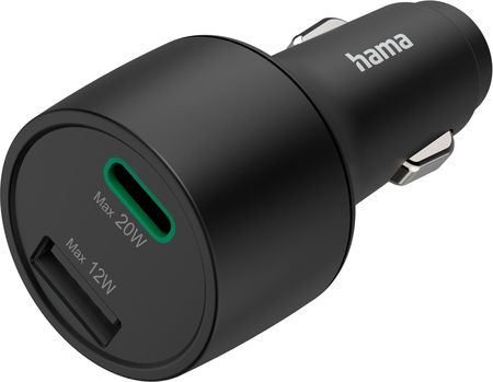 Hama Mini PD/QC USB-C USB-A 32W czarny (201690)