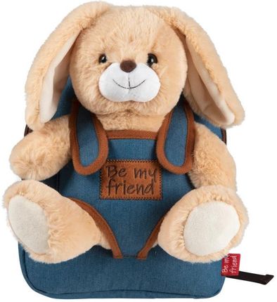 Perletti Toys Plecak Dziecięcy Dla Przedszkolaka 2 W 1 Rabbit Z Misiem
