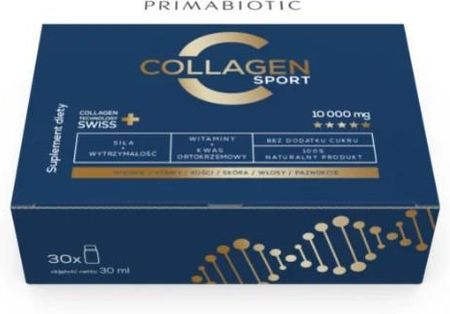 Primabiotic Collagen Sport, 30 butelek x 30ml