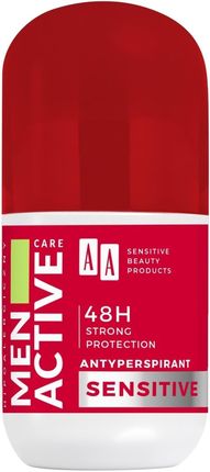 Aa Men Active Care Dezodorant Sensitive Antyperspirant Roll On 50 ml