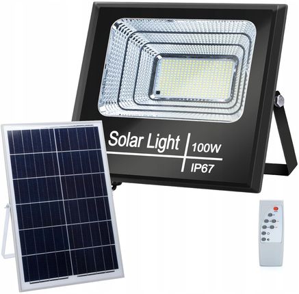 Aigostar Naświetlacz Solarny Led Z Panelem Słonecznym 100W