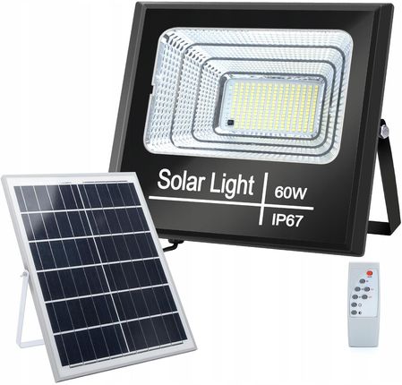 Aigostar Naświetlacz Solarny Led Z Panelem Słonecznym 60W