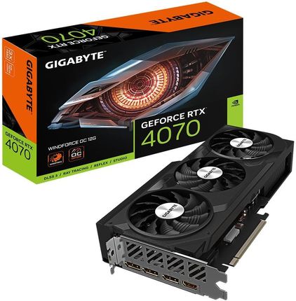 Gigabyte GeForce RTX 4070 WINDFORCE OC 12GB GDDR6X (GV-N4070WF3OC-12GD)