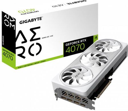 Gigabyte GeForce RTX 4070 AERO OC 12GB GDDR6X DLSS 3 (GV-N4070AERO OC-12GD)