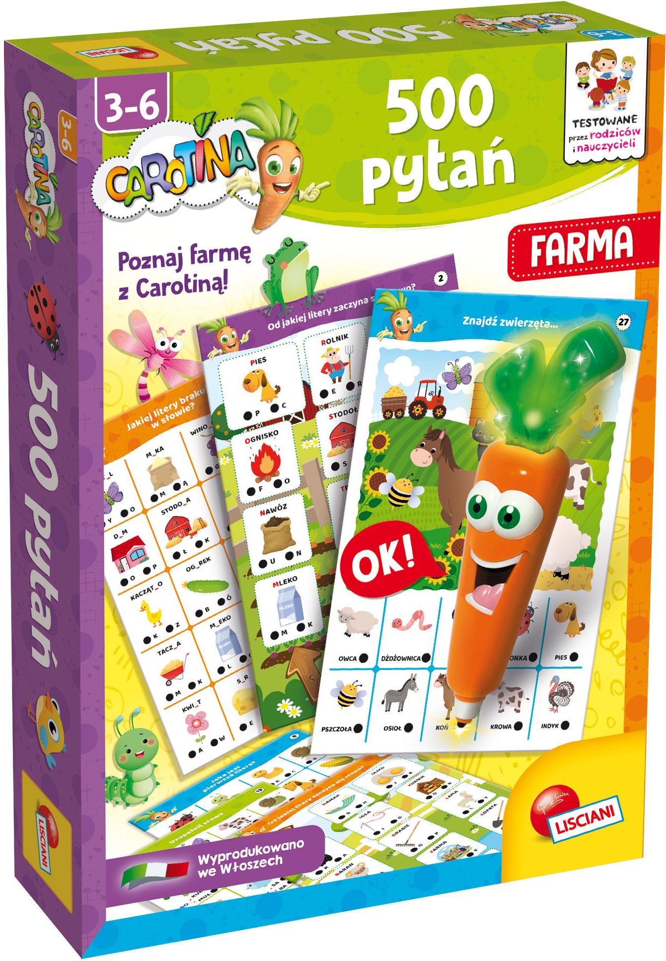 Lisciani Carotina Edu-Action Pasticcioni – Gioco Di Equilibrio E Prontezza Per Bambini 4+ Anni