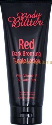 Body Butter Red Dark Bronzing Tingle Lotion