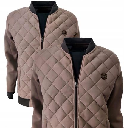 Wiosenna kurtka pikowana BEŻ-bluza sportowa XL