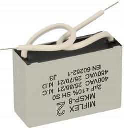 Miflex Kondensator Rozruchowy Do Wentylatorów 2,0Uf400V I1250V520KC