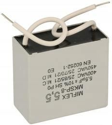 Miflex Kondensator Rozruchowy Do Wentylatorów 5,5Uf400V I1250V555KC