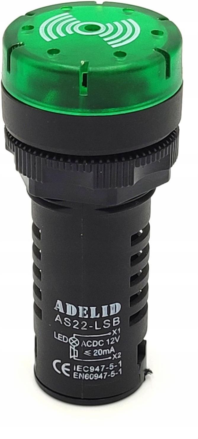 Adelid Kontrolka Led Buzzer As22 Lsb 12V Acdc 22Mm As22Lsb Opinie I 