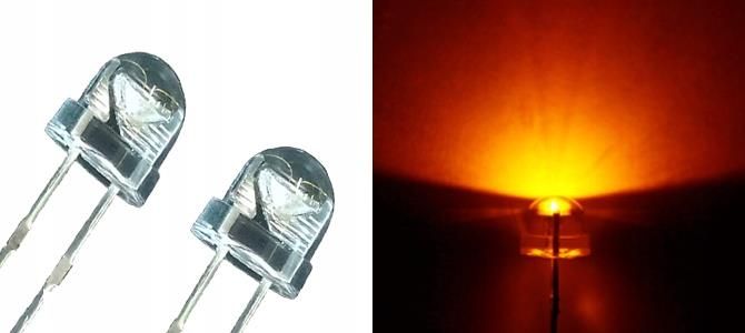 Lokta X100 Diody Led 5Mm Pomarańczowe 615Nm 4Rodzaje Dip - Opinie i ...