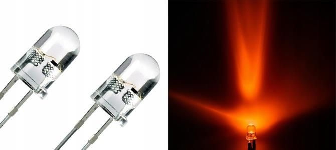 Lokta X100 Diody Led 5Mm Pomarańczowe 615Nm 4Rodzaje Dip - Opinie i ...