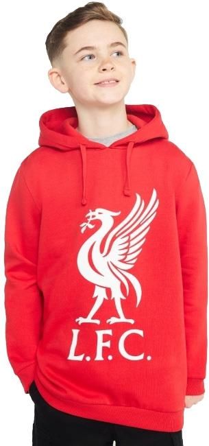 Felpa Con Cerniera Liverpool Bambini - Crest LiverBird, Rosso, Taglia 8