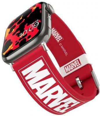 Moby Fox Pasek Marvel Brick Logo do Apple Watch (38/40/41/42/44/45/49mm) Czerwony