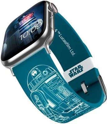 Moby Fox Pasek Star Wars R2D2 Blueprints do Apple Watch (38/40/41/42/44/45/49mm) Turkusowy