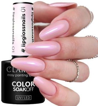 Claresa Lakier Hybrydowy #Lipglossnails 01 5G