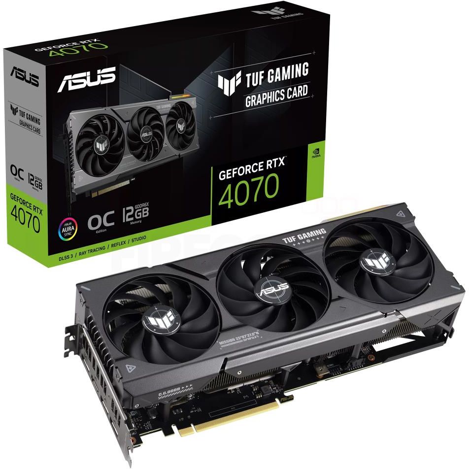 Asus GeForce RTX 4070 TUF OC 12GB GDDR6X (TUFRTX4070O12GGAMING