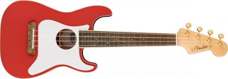 Fender Fullerton Strat Uke Fiesta Red