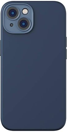 Baseus Zestaw Ochronny Liquid Silica Etui Magnetyczne I Szkło Hartowane Do Iphone 14 Plus (Niebieski)