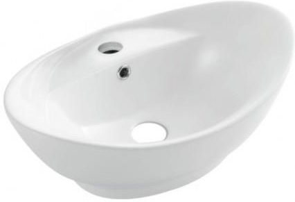 INVENA ESLA umywalka nablatowa 59X39cm ceramiczna biała CE-35-001