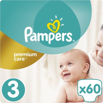 Pampers Pieluchy Premium Care rozmiar 3, 60 pieluszek