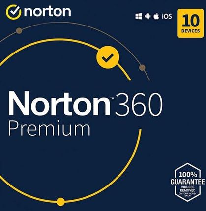 NORTON 360 Premium 10 PC/ 2 lata /nie wymaga karty/