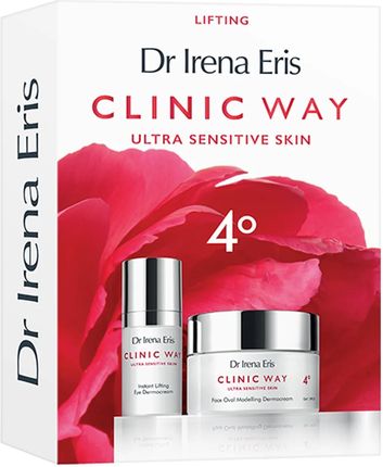 Dr Irena Eris CLINIC WAY 4° pielęgnacji anti-aging - 4° Dermokrem Modelujący Owal Twarzy SPF20, 50ml + 3°+4° Dermokrem Pod Oczy Intensywnie Liftingują