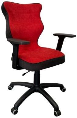 Entelo Krzesło biurowe Uni Alta czerwony