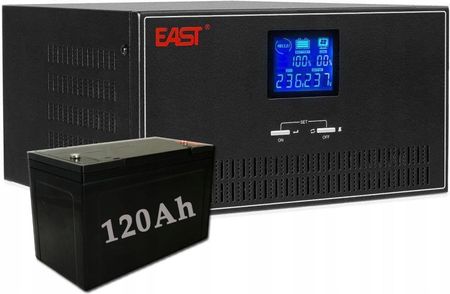 East 1kW zestaw Ups Inverter Akumulator 120Ah (INV1000)