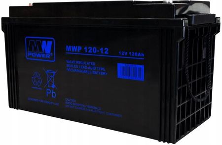 Mw Power Akumulator Bateria Agm Mwp 120 Ah 12V 120-12 (MWP12012)
